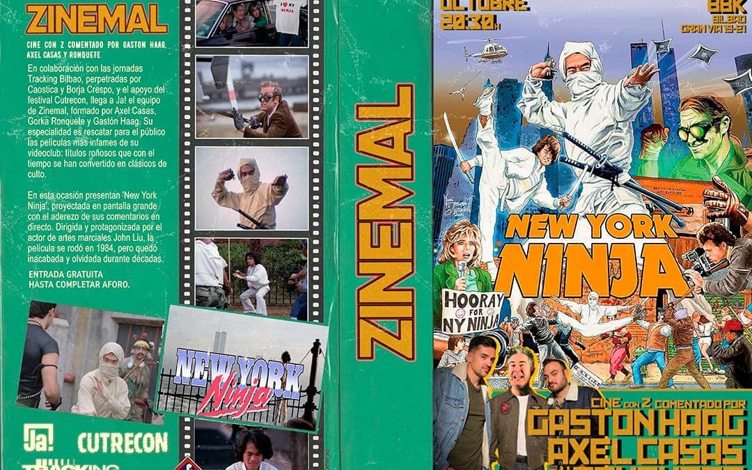 Zinemal: «New York Ninja» con Axel Casas, Gorka Ronquete & Gastón Haag
